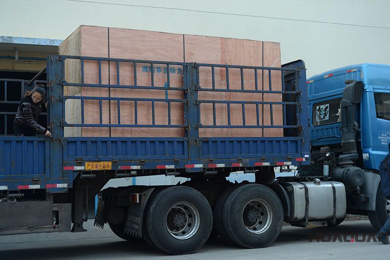 一臺HQ400GF自動化發(fā)電機組在3.16號順利配送山東省臨沂市