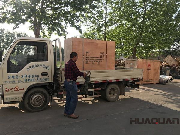 2018年5月31日一臺64kw沼氣發(fā)電機(jī)組從華全順利發(fā)往湖北省安陸市