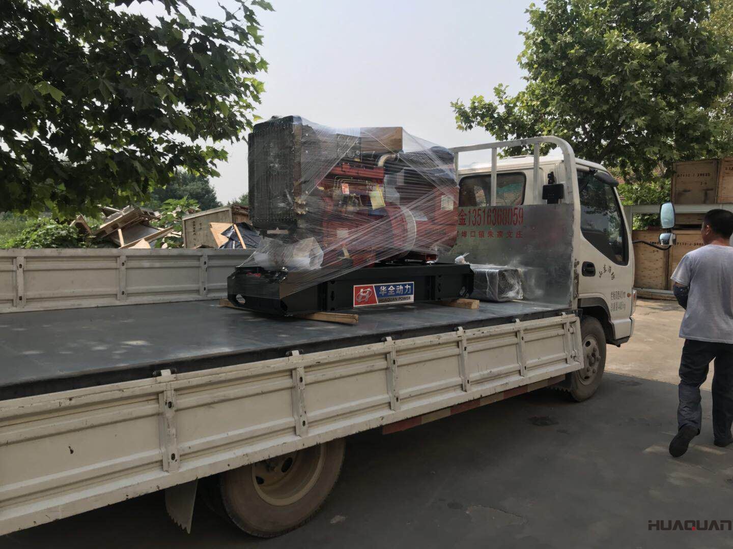  HQ30GF標配的一臺柴油發電機組在 7月9號發往廣東省