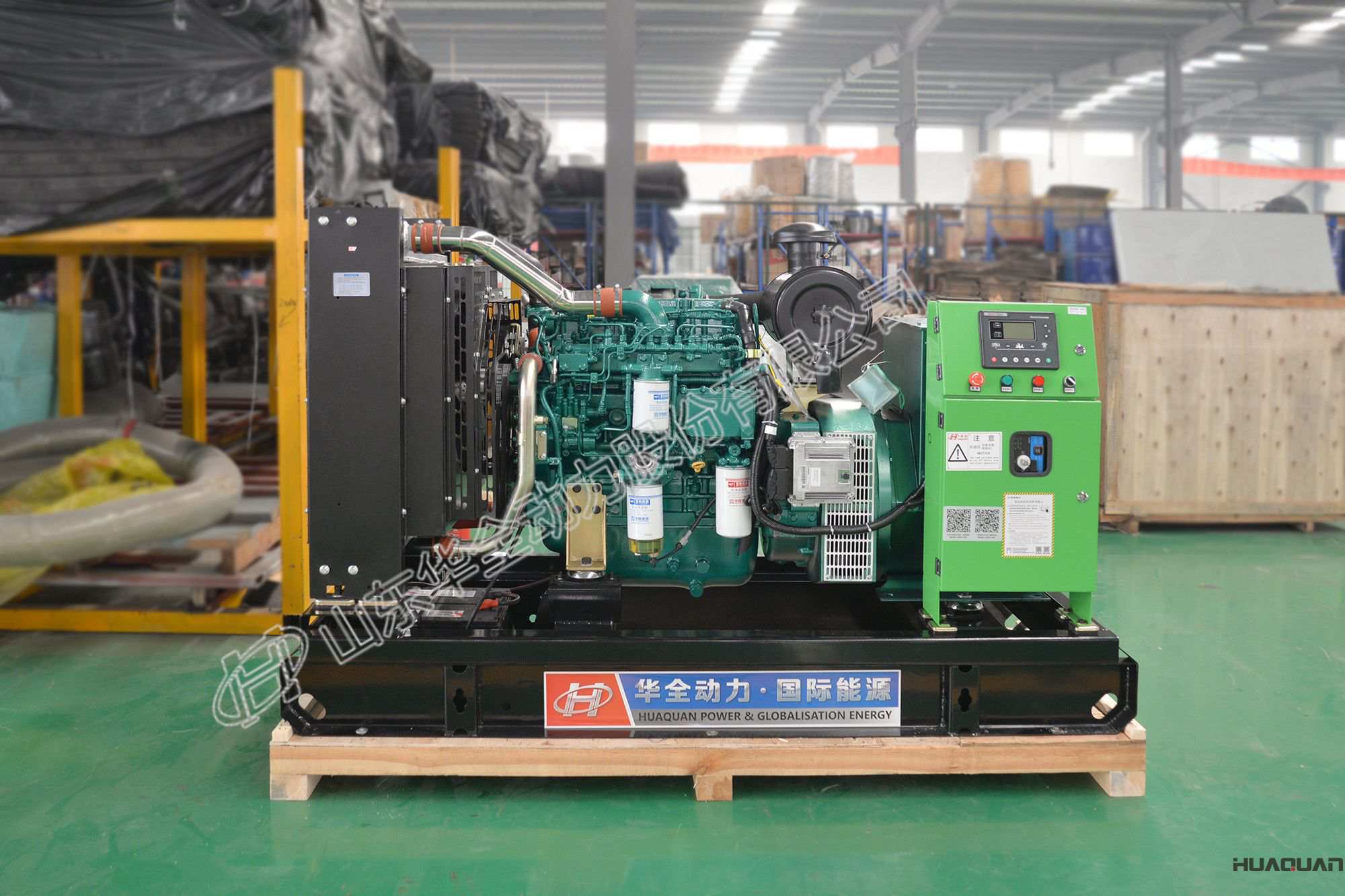 華全動力30kw標(biāo)配柴油水泵機組于3月21日成功發(fā)往山東省