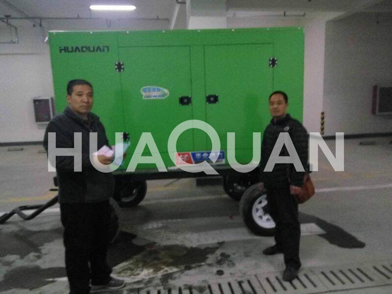 老撾650kW移動式發(fā)電機(jī)組電站項目