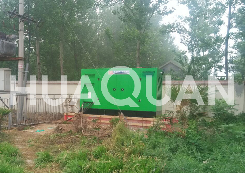 天津園林綠化工程施工400kW發(fā)電機組電站項目