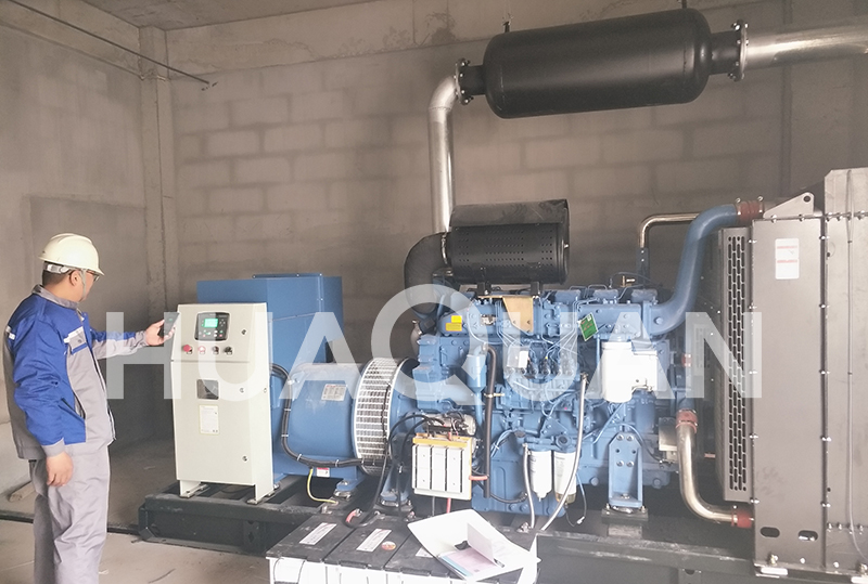 江蘇省淮安市某外國語學校800kW發(fā)電機組電站項目